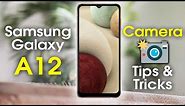 Samsung Galaxy A12 CAMERA Tips and Tricks | H2TechVideos