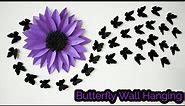 DIY butterfly wall hanging |paper butterfly wall decor |giant paper flower wall hanging|artmypassion