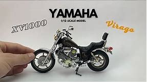 Tamiya 1/12 YAMAHA XV1000 Scale Model Kit Build | Motorcycle Model Kit Build