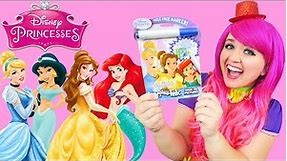 Coloring The Disney Princesses Magic Reveal Ink Coloring Book | Imagine Ink Marker