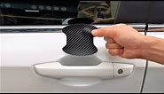 Car Door Handle Protector Bowl Sticker Unboxing and Installation - Does It Really Work?