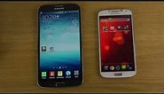 Samsung Galaxy Mega 6.3 vs. Samsung Galaxy S4 Android 4.3 - Benchmark Speed Performance Review