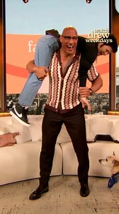 92K views · 3.7K reactions | Dwayne The Rock Johnson does squats with Drew on his back  | The Drew Barrymore Show | Facebook