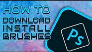 How To Install Brushes in Photoshop - Download Free Brushes on www.brusheezy.com