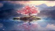 Lone Cherry Blossom ( Wallpaper - GIF )