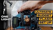 ULTIMATE one light BUDGET flash set up for Beginners