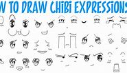 How to Draw Chibi Emotions and Expressions in Easy Step by Step Drawing Tutorial for Beginners - How to Draw Step by Step Drawing Tutorials