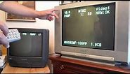 How to get into the service menu of a Sony Trinitron