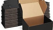 Shipping Boxes 6x4x3 inches Black Small Mailing Boxes 25 Pack Cardboard Corrugated Box Mailers