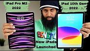 iPad Pro M2 & iPad 10th Gen Launched | Full Details & India Pricing