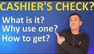 What is a CASHIER'S CHECK? ( Cashier's Check vs. Personal Check)