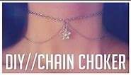 Easy DIY Chain Choker Necklace {Do It Yourself}