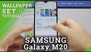How to Change Wallpaper in Samsung Galaxy M20 – Update Lock Screen Style