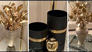 Inexpensive Decorating Ideas||💕Metallic Gold Accents || Modern Glam💕