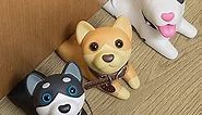 Door Stopper, Cute Dog Door Stop, Decorative Door Wedge for Home and Office (3 pcs)