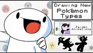 Drawing New Pokemon Types w/Jaiden Animations