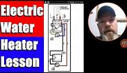 Electric Water Heater Lesson Wiring Schematic and Operation