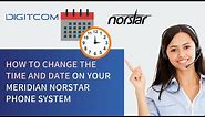 How to Change the Time and Date on your Meridian Norstar Phone System