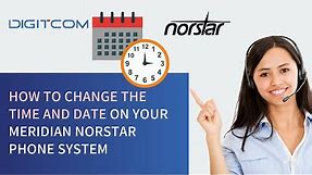 How to Change the Time and Date on your Meridian Norstar Phone System