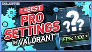 The BEST PRO SETTINGS in Valorant - Video, Graphics, FPS, Minimap & More!