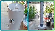 How to Build Vertical hydroponic Grow Tower using PVC 4" || hydroponic system || Aeroponic system
