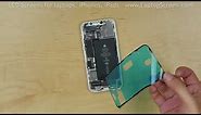 iPhone 12 screen replacement/digitizer glass and LCD re-installation instructions