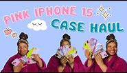New Phone Cases for My Pink iPhone 15 | Aliexpress Phone Case Haul | Cute iPhone Cases