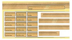Centimetres and Millimetres Rulers Cut Outs and Display Pack