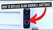 How To Replace Blink Doorbell Batteries