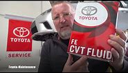 2014 Corolla CVT Fluid replacement
