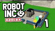 BUILDING MY OWN ROBOT FACTORY - Roblox Robot Inc #1