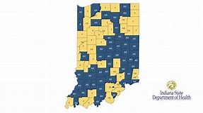 More than half of Indiana counties ‘blue’ in latest COVID county map