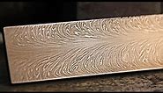 Hand Forging Feather Pattern Damascus Steel