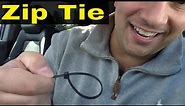 How To Open A Zip Tie-Tutorial For Removing A Cable Tie