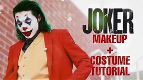 JOKER Screen-Accurate Makeup Transformation + Costume Tutorial