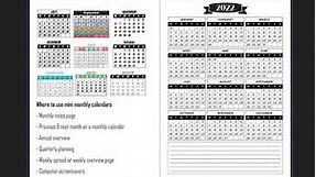 How to make mini monthly calendars for your printables using Affinity Publisher