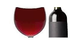Extra Large Wine Glass - 33.5 oz per Giant Glass - Holds a Full Bottle of Wine or XL Cocktail - Oversized Fun Glassware for Bachelorette, Birthdays & College - Jumbo Glasses for Cocktail Parties