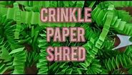 Easiest paper DIY- how to make crinkle paper