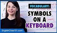 Symbols on Keyboards | Learn English Writing