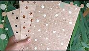 Diy Polka Dot Paper | How to make polka dots on vintage paper #diy #artandcraft #art #polkadot #
