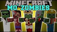 Minecraft: MO' ZOMBIES (13 NEW TYPES OF CRAZY ZOMBIES!) Mod Showcase
