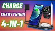 4-in-1 Wireless Charging Station! Charge ALL Your Devices at Once! 🔋