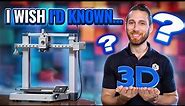 9 Things I Wish I'd Known About 3D Printing