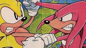 Archie Super Sonic VS Hyper Knuckles SPECIAL Comic