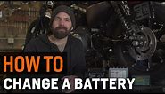 How to Change a Motorcycle Battery