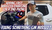 Qi Wireless Charging Pad Upgrade For GMC / Chevy Trucks And SUVS
