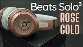 Beats Solo³ Rose Gold unboxing