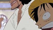 One Piece Luffy and Black beard funny scene