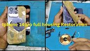 Restoration iphone 14 Pro | Full Housing Replacement | broken and cracked facial restore