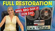 REEL TO REEL Tape Recorder Restoration | Retro Repair Guy Episode 15
